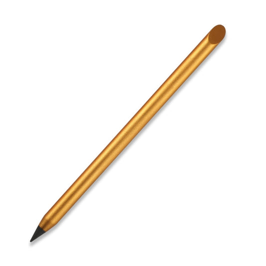 Office Pencil Unlimited Writing Eternal Metal Pen Inkless Pen Student Writing Pencil HB(Gold) - Pencils by buy2fix | Online Shopping UK | buy2fix