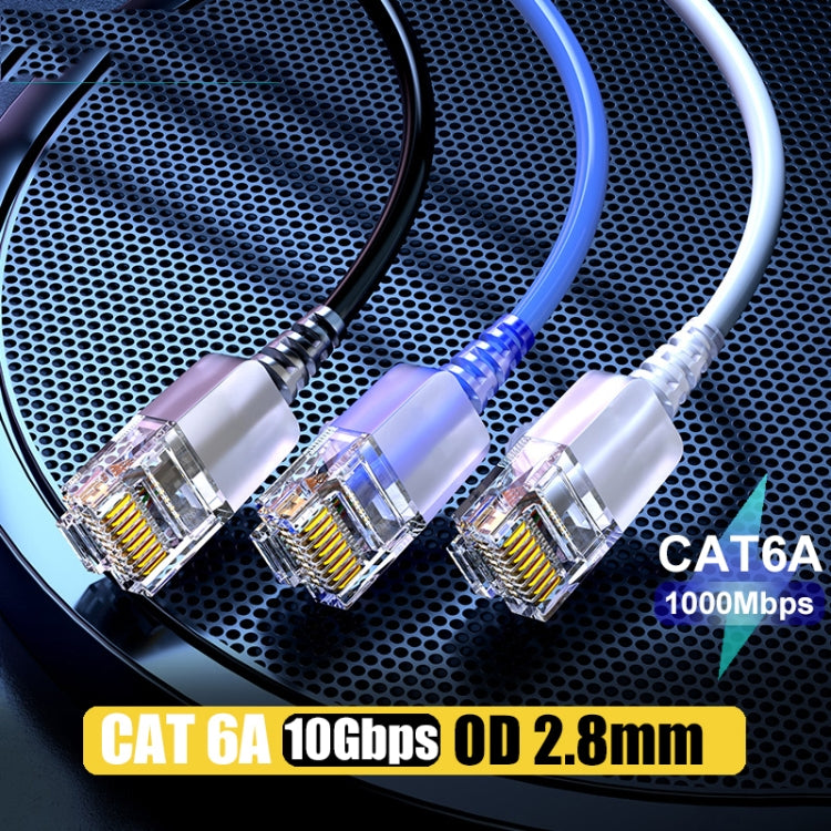 SAMZHE Cat6A Ethernet Cable UTP Network Patch Cable 3m(White) - Lan Cable and Tools by SAMZHE | Online Shopping UK | buy2fix