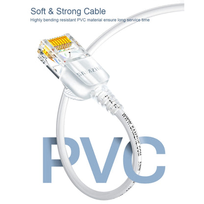 SAMZHE Cat6A Ethernet Cable UTP Network Patch Cable 15m(White) - Lan Cable and Tools by SAMZHE | Online Shopping UK | buy2fix