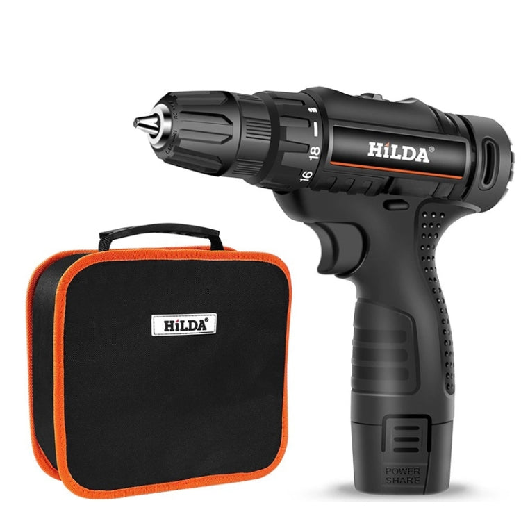 HILDA Home Power Drill 12V Li-Ion Drill With Charger And Battery, US Plug, Model: Cloth Packing - Drill & Drill Bits by HILDA | Online Shopping UK | buy2fix