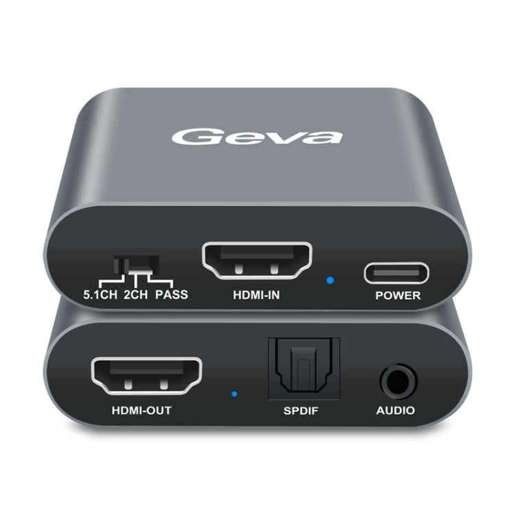 Geva SEP02 4K HDMI Audio Splitter 5.1 Optical Converter - Splitter by Geva | Online Shopping UK | buy2fix