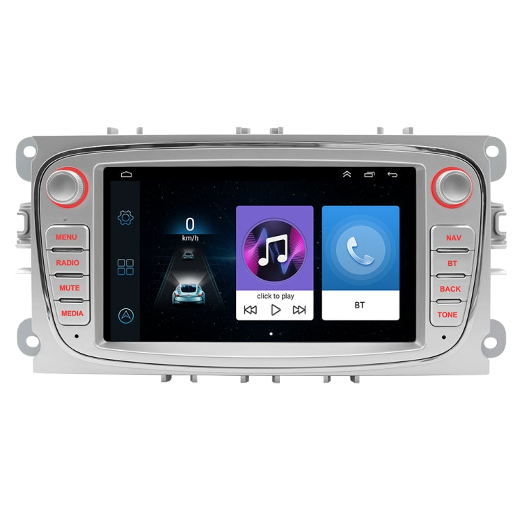 For Ford Focus 7 Inch HD Android Navigation Bluetooth RDS Radio, Size: 1+32G(Silver) - Car MP3 & MP4 & MP5 by buy2fix | Online Shopping UK | buy2fix