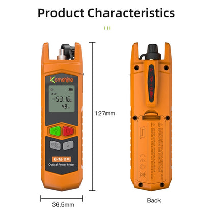 Komshine High Precision Optical Power Meter Mini Fiber Optic Light Attenuation Tester With LED, Specification: C-L/-50DBM to +26DBM - Fiber Optic Test Pen by Komshine | Online Shopping UK | buy2fix