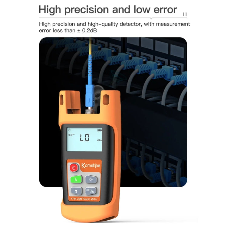 Komshine Mini Handheld Optical Power Meter Fiber Loss Measurement, Specification: KPM-25M-C/-50DBM to +26DBM - Fiber Optic Test Pen by Komshine | Online Shopping UK | buy2fix