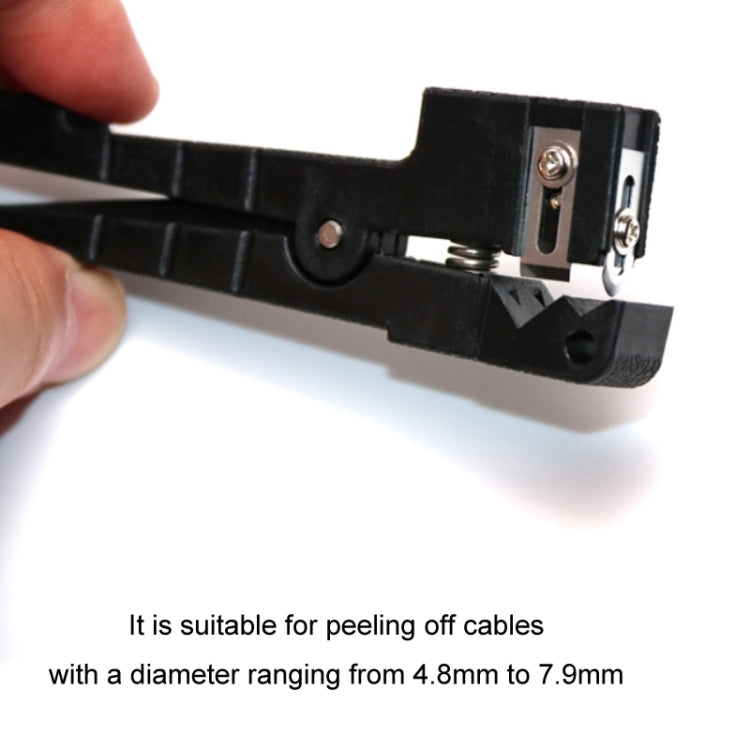 Komshine Horizontal Loose Tube Stripper Fiber Optic Cable Stripping Tool(45-165) - Lan Cable and Tools by Komshine | Online Shopping UK | buy2fix