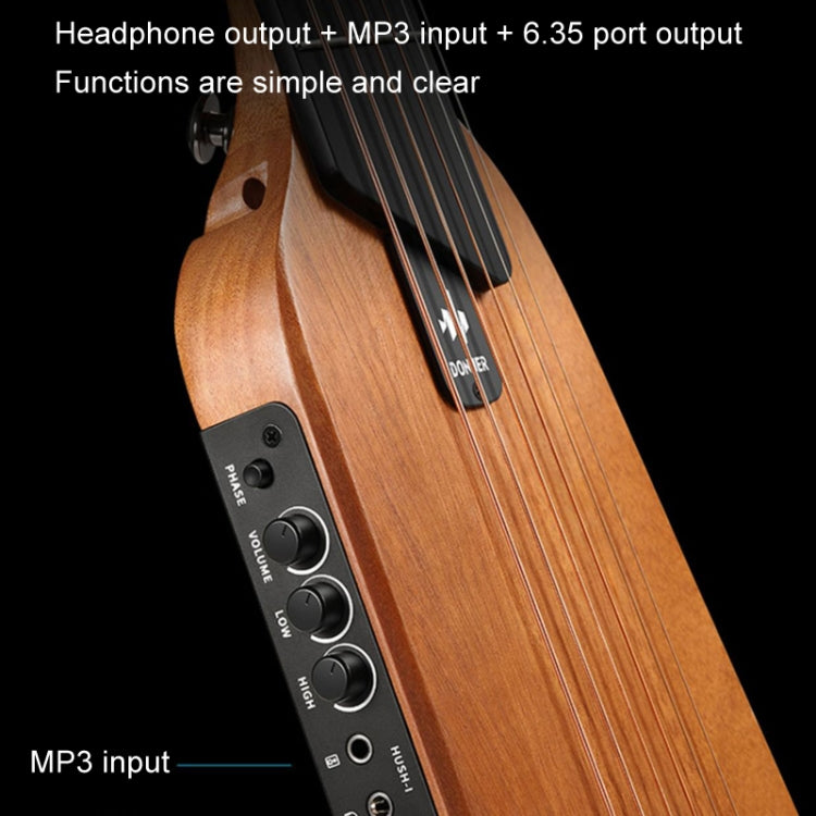 DONNER Smart Headless Silent Guitar Travel Portable Detachable Acoustic Guitar, Style: Maple - Stringed Instruments by DONNER | Online Shopping UK | buy2fix