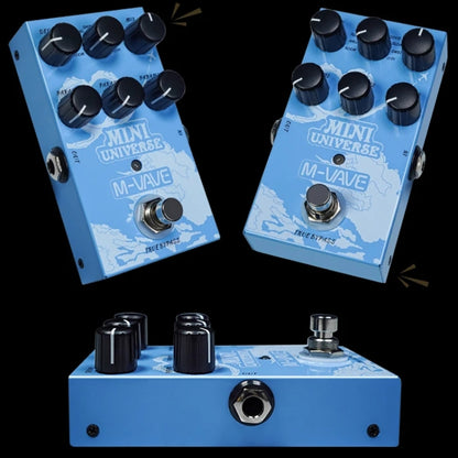 M-VAVE Guitar Monoblock Effects Digital Modeling Reverb Effects(Sky Blue) - Guitar Tuner Accessories by M-VAVE | Online Shopping UK | buy2fix