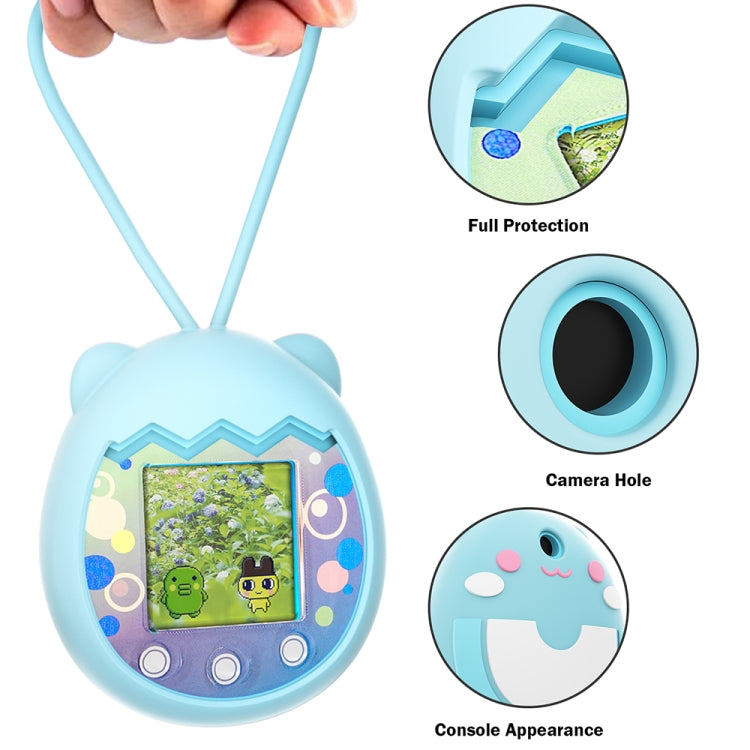 For Tamagotchi Pix Cartoon Electronic Pet Gaming Machine Silicone Protective Cover, Color: Purple - Accessories by buy2fix | Online Shopping UK | buy2fix