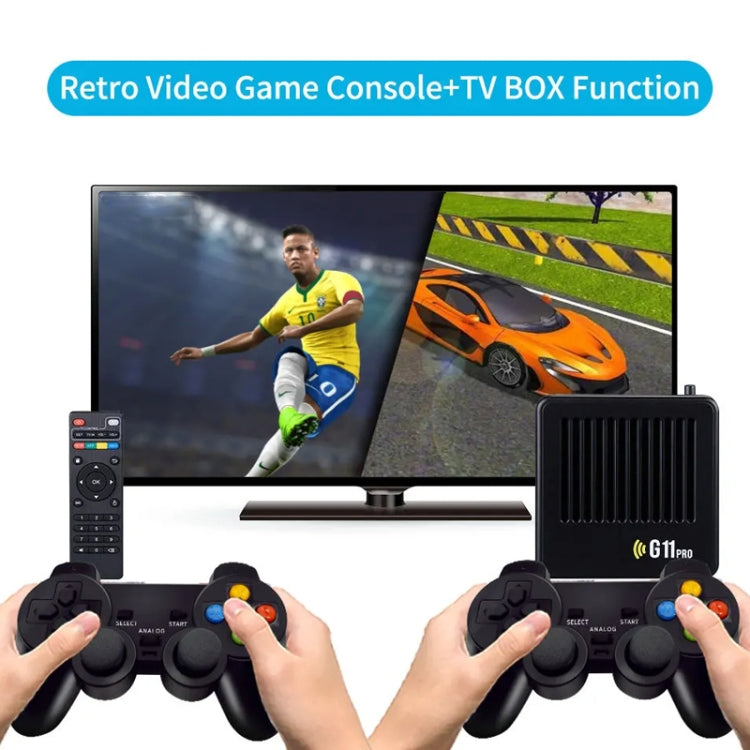 G11 PRO Game Machine TV Box Dual System HDMI HD 4K Retro Arcade, Style: 128G+Charging Handle - Pocket Console by buy2fix | Online Shopping UK | buy2fix
