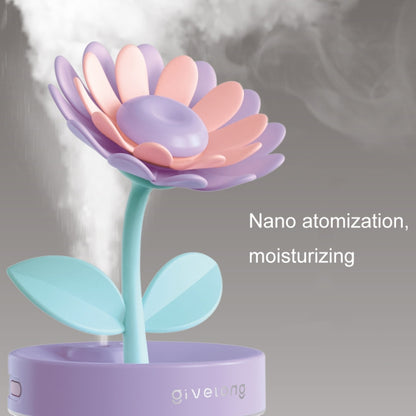 Flower Spray Hhydrating Colorful Atmosphere Light USB Aromatherapy Humidifier, Color: Gardenia Green - Air Purifiers & Accessories by buy2fix | Online Shopping UK | buy2fix