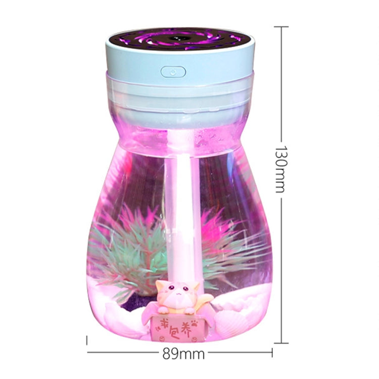 FH-068 Mini USB Car Home Colorful Light Bottle Micro Landscape Humidifier(White) - Air Purifiers & Accessories by buy2fix | Online Shopping UK | buy2fix