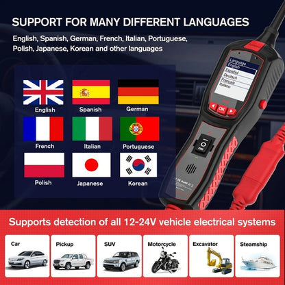 JDiag 6-30V Electrical Detector Fuel Injector Signal Detection Vehicle System Diagnosis(P150) - Electronic Test by JDiag | Online Shopping UK | buy2fix
