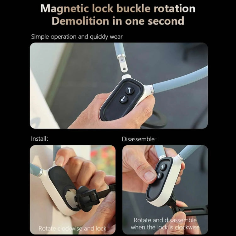 JOPREE Silicone Neck Mount Quick Release Holder For GoPro & Smartphone, Spec: 50cm Set 2 - Holder by JOPREE | Online Shopping UK | buy2fix