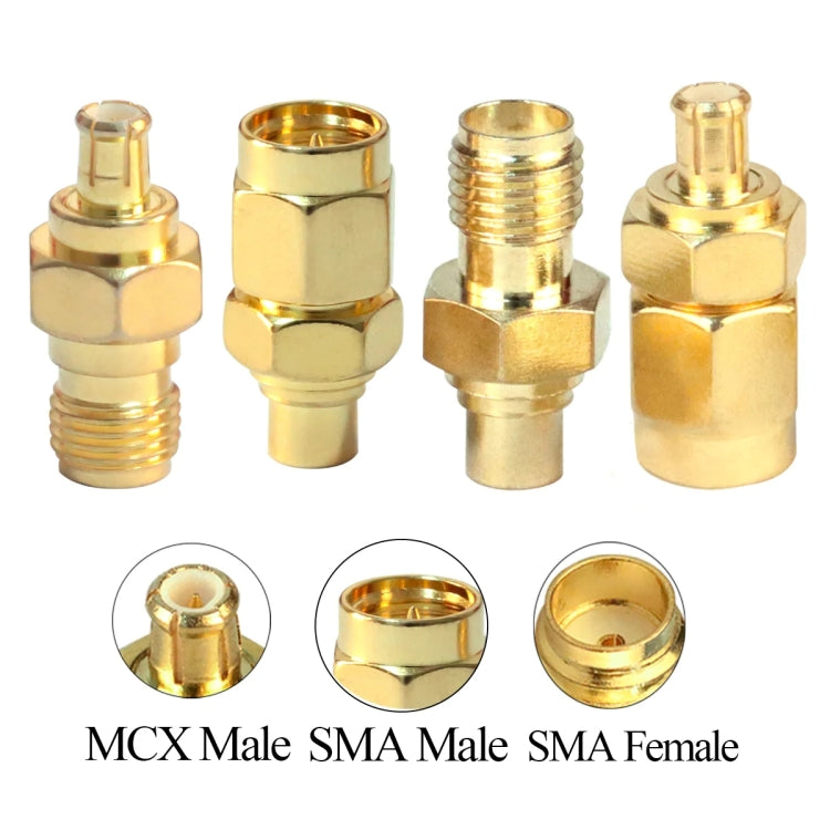 SMA Female To MCX Male High Frequency Coaxial Connector Antenna Rotating Joint - DVB-T & Simulation Antenna by buy2fix | Online Shopping UK | buy2fix