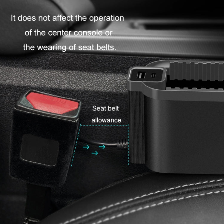 BEN.JACK Multifunctional Car Seat Gap Storage Box(Black) - Stowing Tidying by BEN.JACK | Online Shopping UK | buy2fix