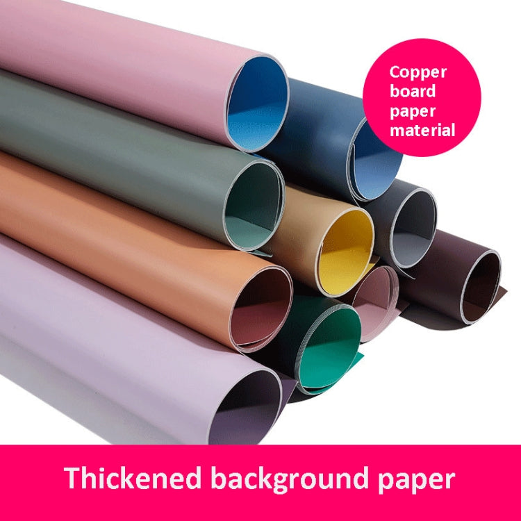 2pcs 40cm Double-Sided Background Board + 7pcs Backdrop Paper Photography Props Set, Spec: Set 2 - Solid Color by buy2fix | Online Shopping UK | buy2fix