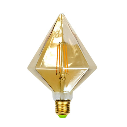 E27 Screw Port LED Vintage Light Shaped Decorative Illumination Bulb, Style: Diamond Gold(110V 4W 2700K) - LED Blubs & Tubes by buy2fix | Online Shopping UK | buy2fix