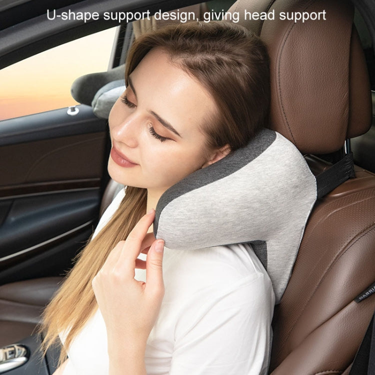 Car Headrest Memory Foam Neck Support Pillow Car Seat Cervical Cushion(Navy) - Seat Accessories by buy2fix | Online Shopping UK | buy2fix