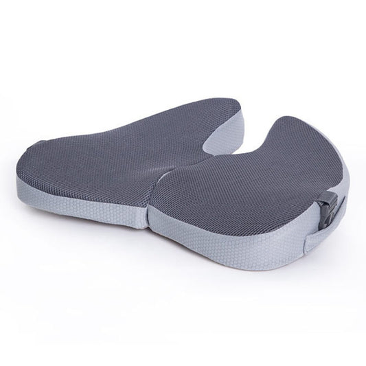 BEWALKER Foldable Travel Seat Cushion Memory Foam Breathable Chair Cushion(Grey) - Cushions & Pillows by BEWALKER | Online Shopping UK | buy2fix