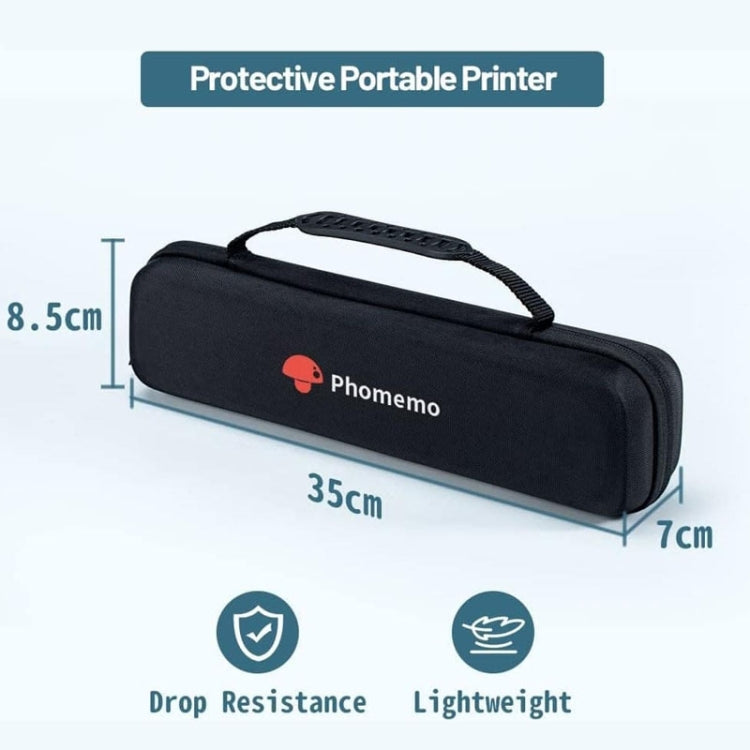 Phomemo Portable Storage Bag For M08F / P831 Printer(Black) - Printer Accessories by Phomemo | Online Shopping UK | buy2fix