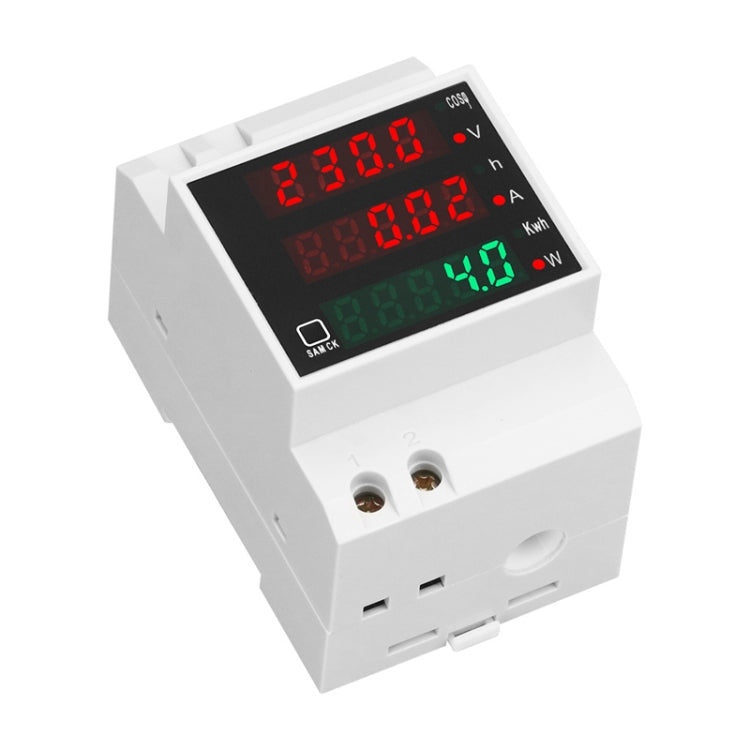 SINOTIMER SDM004 Din Rail AC Voltage Current Time Power Electricity Multi-Function Detection Meter - Current & Voltage Tester by SINOTIMER | Online Shopping UK | buy2fix
