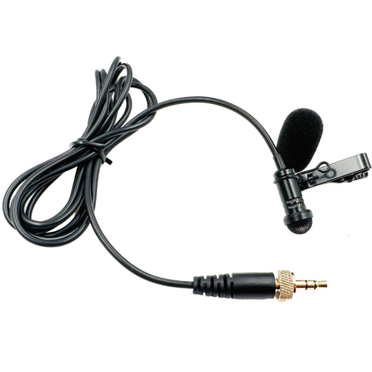 3.5mm Straight Internal Thread Plug Wireless Transmitting Lavalier Microphone, Length: 3m(Sponge Cover+Rabbit Fur Windproof Cover) - Microphone by buy2fix | Online Shopping UK | buy2fix