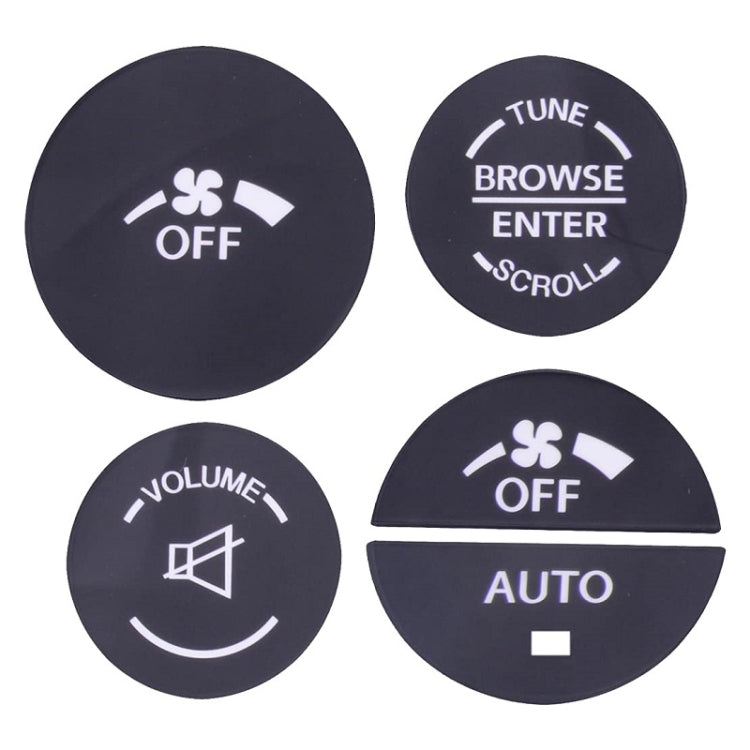 For Chrysler 200 2014-2017 Air Conditioning Button Repair Sticker - Decorative Sticker by buy2fix | Online Shopping UK | buy2fix