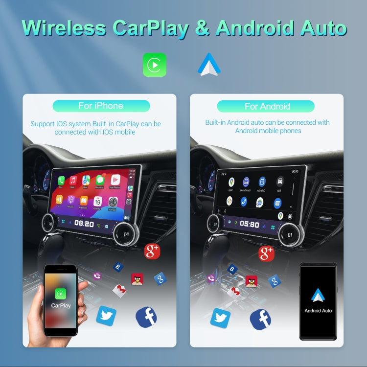 11.8 Inch 4+64G Dual Knob Player Android Large Screen Navigation Wireless CarPlay Reversing Image(Standard) - Car MP3 & MP4 & MP5 by buy2fix | Online Shopping UK | buy2fix