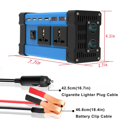 12V To 110V 300W Car Digital Display Inverter - Modified Square Wave by buy2fix | Online Shopping UK | buy2fix