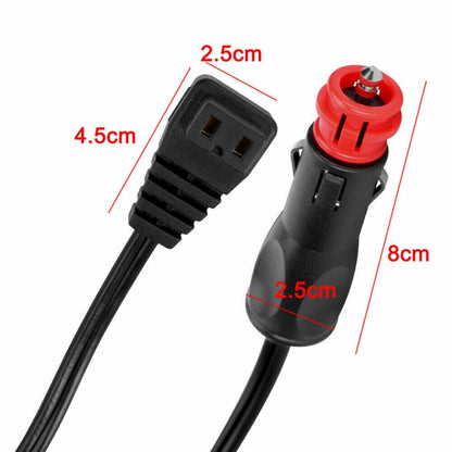 Car Mini Refrigerator Compressor Cigarette Lighter German Plug Power Cord(60SE0195) - Refrigerators by buy2fix | Online Shopping UK | buy2fix