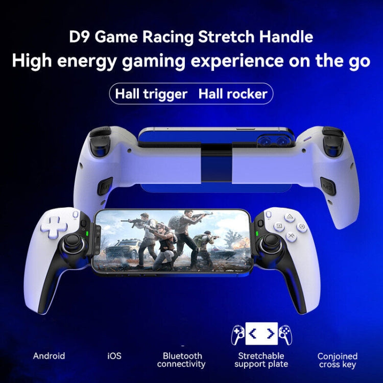 D9 Wireless Phone Stretching Game Controller For Switch / PS3 / PS4(Black) - Controller Gamepad by buy2fix | Online Shopping UK | buy2fix