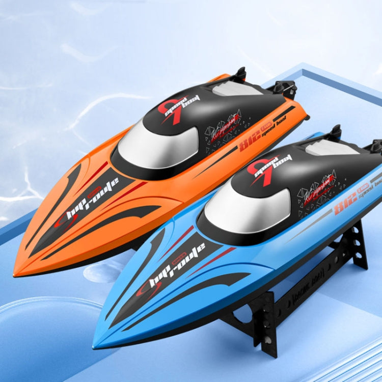 812 High-Speed RC Boat Large Horsepower Speedboat Long Endurance Waterproof Boys Water Toy Single Battery(Orange) - RC Boats by buy2fix | Online Shopping UK | buy2fix