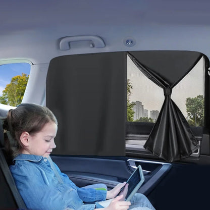 Car Magnetic Summer Sun Protection Insulating Privacy Curtain, Specification: Main Driver Arc - Window Foils & Solar Protection by buy2fix | Online Shopping UK | buy2fix