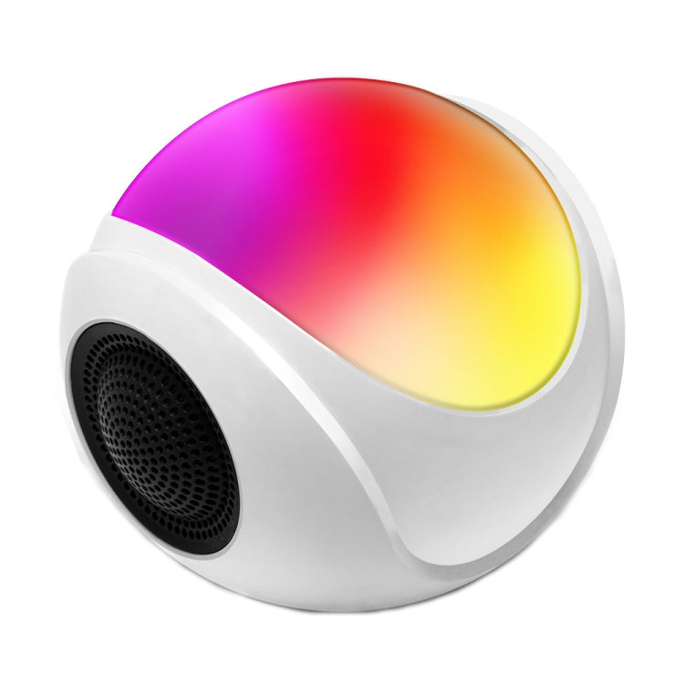 SY-688 TWS RGB Colorful Light Mini Card Bluetooth Speaker(White) - Mini Speaker by buy2fix | Online Shopping UK | buy2fix