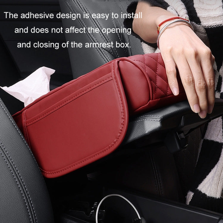 Car Armrest Box Booster Pad Widened Interior Tissue Box, Color: Gray - Stowing Tidying by buy2fix | Online Shopping UK | buy2fix