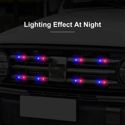 Solar Warning Light Anti-rear Collision LED Flashing Light(Symphony Vibration Sensor+Black) - Warning Lights by buy2fix | Online Shopping UK | buy2fix