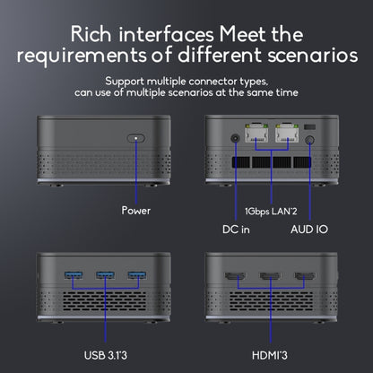 T9 Plus N100 DDR5 8G+1TB EU Plug 12th Alder Lake Dual Gigabit LAN+3 HDMI 4K HD Pocket Mini PC - Windows Mini PCs by buy2fix | Online Shopping UK | buy2fix