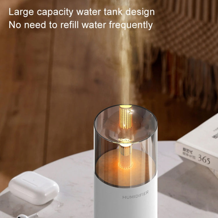 Candle Flame Aromatherapy Diffuser Automatic Scent Sprayer Mini Ambiance Candle Light Humidifier(129 White) - Air Purifiers & Accessories by buy2fix | Online Shopping UK | buy2fix