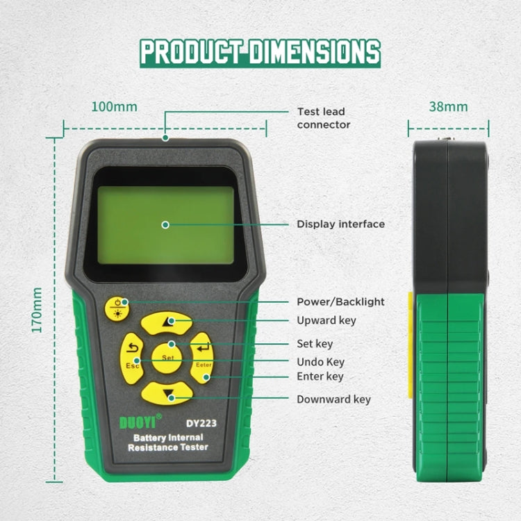 DUOYI DY223 Electrical Vehicle Voltage Testing And Fault Diagnostic Instrument(Test Clip+Guage Pen+Clip Base) - Electronic Test by DUOYI | Online Shopping UK | buy2fix