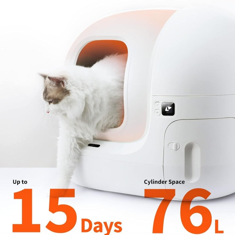 PETKIT PURA MAX T4 Automatic Cleaning Smart Cat Sand Pot EU Plug - Wash Litter Tray by PETKIT | Online Shopping UK | buy2fix