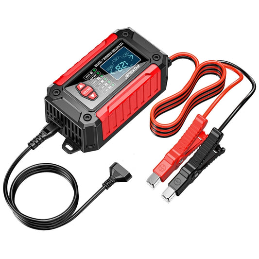 FOXSUR Cars Motorcycles 12V Lithium Cattery Charger With Battery Detection(US Plug) - Battery Charger by FOXSUR | Online Shopping UK | buy2fix