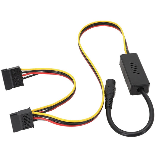 Adapter DC 5.5 x 2.5mm To Hard Disk Power Supply Cable, Model: One To Two SATA - eSATA & SATA & IDE by buy2fix | Online Shopping UK | buy2fix