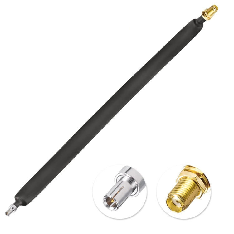 30cm SMA Female To TS9 Male Flat Over Window Cable RF Coaxial Cable - Connectors by buy2fix | Online Shopping UK | buy2fix