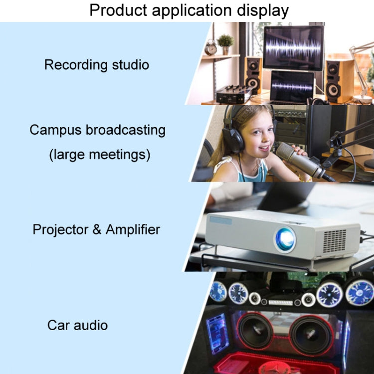 RCA Audio Ground Loop Isolator Anti-Interference Noise Reducer Eliminate Current Sound Bluetooth Receiver(Square) - Live Sound Effects Processors by buy2fix | Online Shopping UK | buy2fix