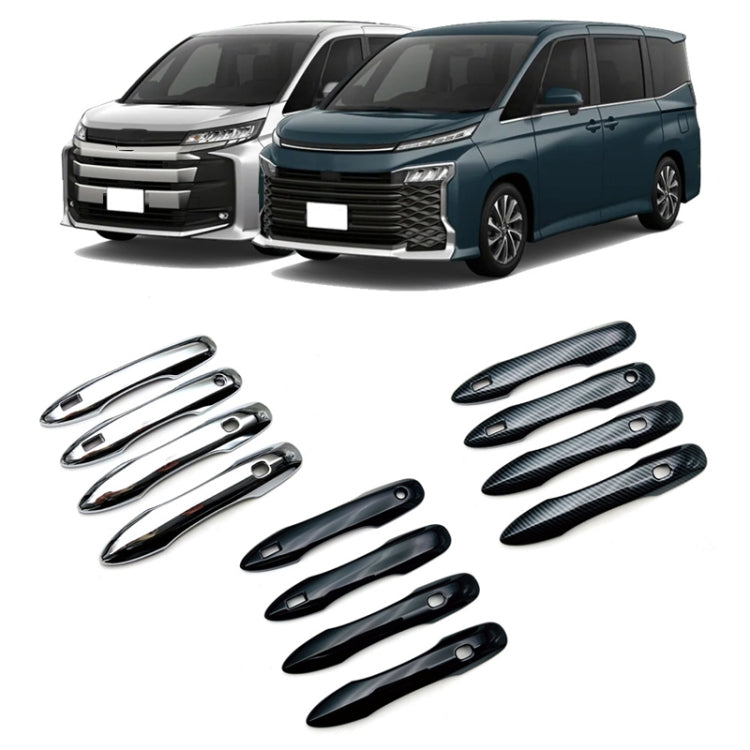 For Toyota 2022 Noah/Voxy 90 Series Right Hand Drive Door Handle Protection Cover Patch(Piano Black) - Decorative Strip by buy2fix | Online Shopping UK | buy2fix