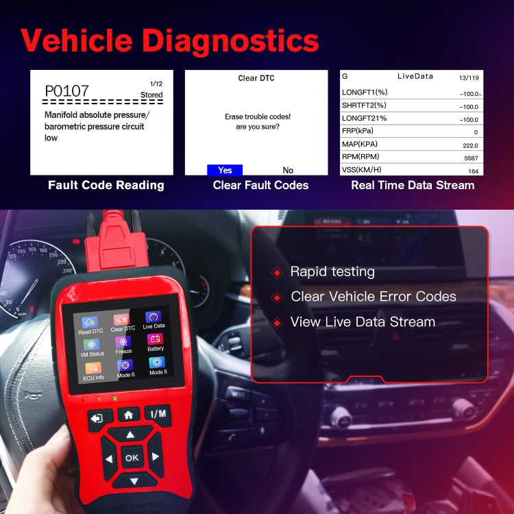 OBD Car Engine Fault Detector ELM327 Car Code Reader Card(JD906) - Electronic Test by buy2fix | Online Shopping UK | buy2fix