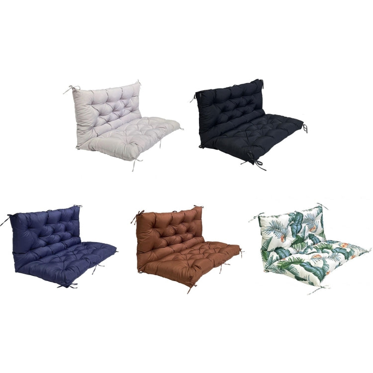 Outdoor Home Patio Soft Waterproof Sunscreen Bench Chair Cushion, Size: 150x100x10cm(Navy Blue) - Cushions & Pillows by buy2fix | Online Shopping UK | buy2fix