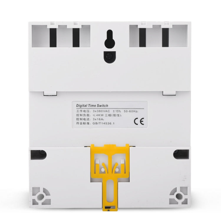 SINOTIMER TM613 380V 16A Three-Phase Programmable Time Switch With Backlight - Switch by SINOTIMER | Online Shopping UK | buy2fix