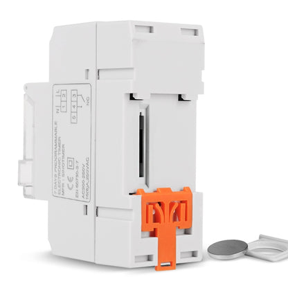 SINOTIMER TM919HK 85-265V AC 16A DIN Rail 4 Pins Voltage Output Digital Switch Timer Automatic Cycle Timing Controller - Switch by SINOTIMER | Online Shopping UK | buy2fix