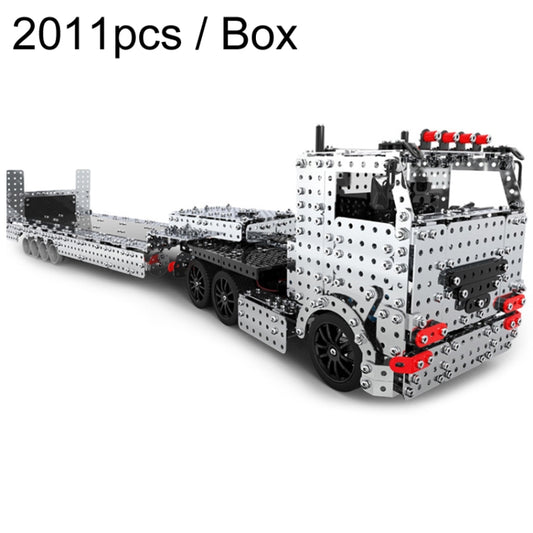 2011pcs / Box ZBToys Building Blocks Mechanical Toys Hand-Assembled Remote Control Trailer Metal Model - RC Cars by ZBToys | Online Shopping UK | buy2fix